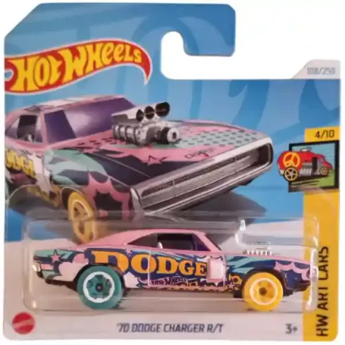  Mattel Hot Wheels '70 Dodge Charger R/T kisautó