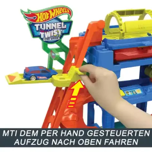 Mattel Hot Wheels forgó autómosó színváltós kisautóval
