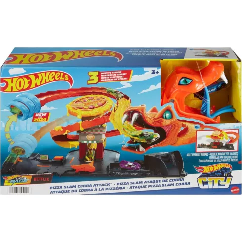 Mattel Hot Wheels kobratámadás a pizzériában