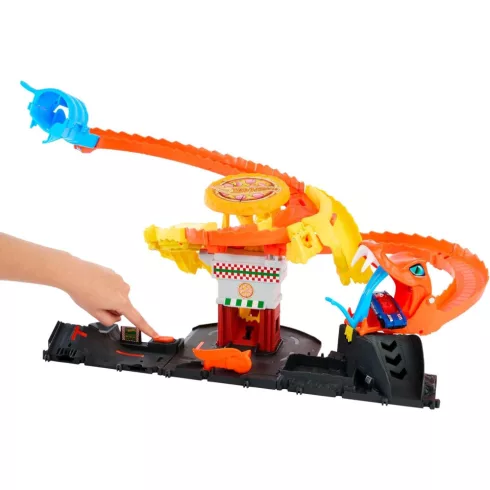 Mattel Hot Wheels kobratámadás a pizzériában