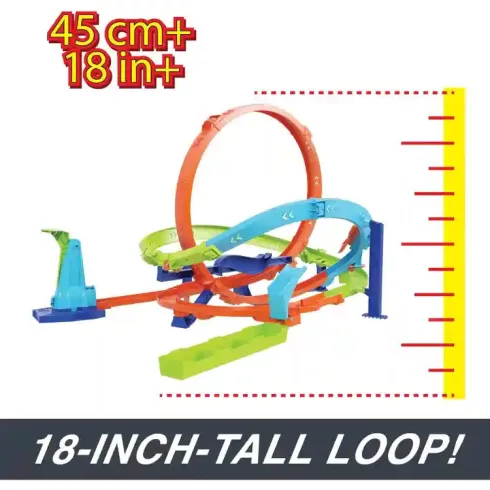 Mattel Hot Wheels hurokvihar ugratópálya