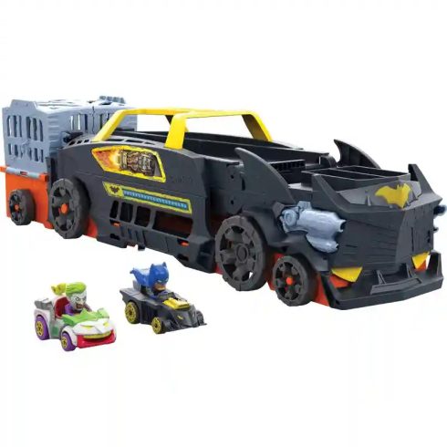 Mattel Hot Wheels Batman szétnyitható versenypálya kamion kisautókkal
