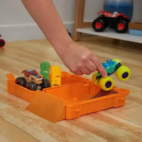 Mattel Hot Wheels Monster Trucks Motosaurus benzines kanna játékszett