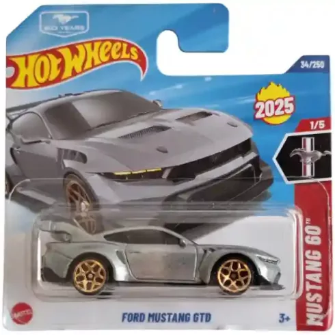  Mattel Hot Wheels Ford Mustang GTD kisautó