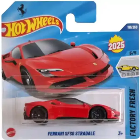 Mattel Hot Wheels Ferrari SF90 Stradale kisautó