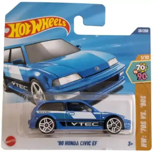  Mattel Hot Wheels '90 Honda Civic EF kisautó