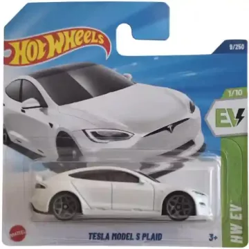  Mattel Hot Wheels Tesla Model S Plaid kisautó