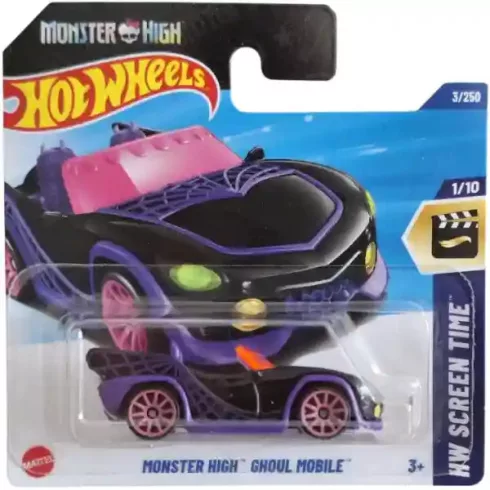 Mattel Hot Wheels Monster High Ghoul Mobile (Vérda) kisautó