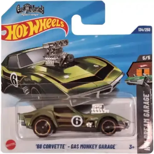  Mattel Hot Wheels '68 Corvette - Gas Monkey Garage kisautó