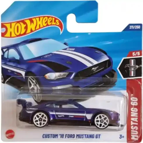  Mattel Hot Wheels Custom '18 Ford Mustang GT kisautó