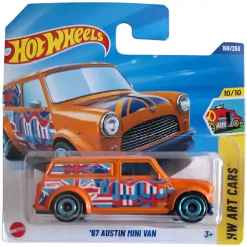  Mattel Hot Wheels '67 Austin Mini Van kisautó