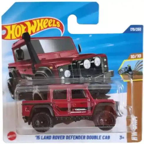 Mattel Hot Wheels '15 Land Rover Defender Double Cab kisautó