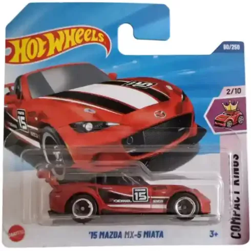  Mattel Hot Wheels '15 Mazda MX-5 Miata kisautó