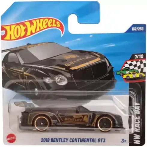 Mattel Hot Wheels 2018 Bentley Continental GT3 kisautó