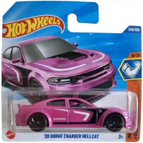  Mattel Hot Wheels '20 Dodge Charger Hellcat kisautó
