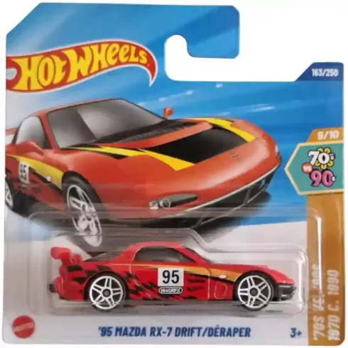  Mattel Hot Wheels '95 Mazda RX-7 Drift kisautó