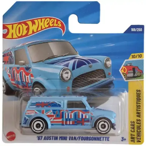  Mattel Hot Wheels '67 Austin Mini Van kisautó