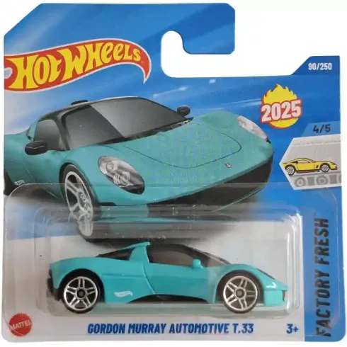 Mattel Hot Wheels Gordon Murray Automotive T.33 kisautó