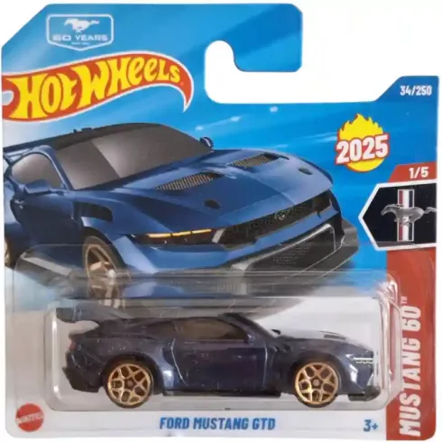  Mattel Hot Wheels Ford Mustang GTD kisautó