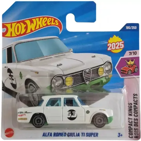  Mattel Hot Wheels Alfa Romeo Giulia Ti Super kisautó