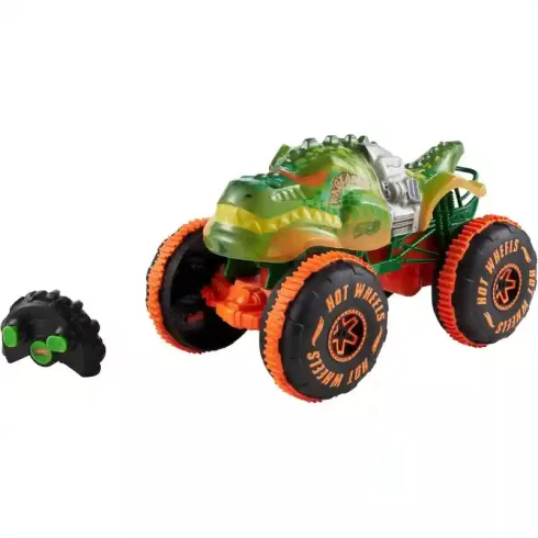 Mattel Hot Wheels Monster Trucks RC Rageasaur dino távirányítós autó 30cm