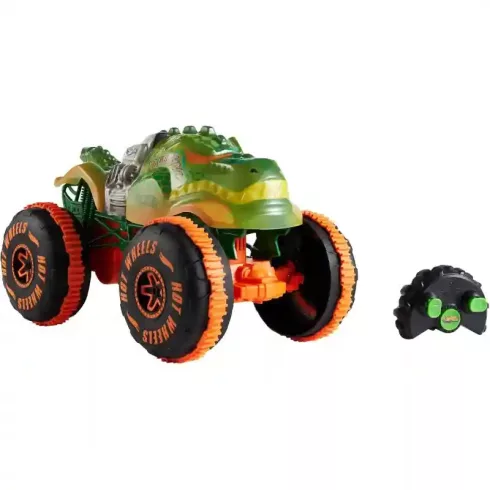 Mattel Hot Wheels Monster Trucks RC Rageasaur dino távirányítós autó 30cm