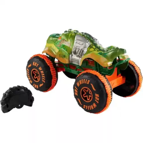 Mattel Hot Wheels Monster Trucks RC Rageasaur dino távirányítós autó 30cm