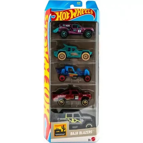 Mattel Hot Wheels kisautók 5 darabos szett - Baja Blazers™