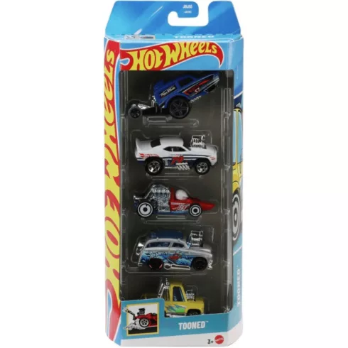 Mattel Hot Wheels kisautók 5 darabos szett - Tooned