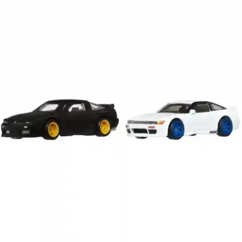  Mattel Hot Wheels Premium '96 Nissan 180SX Type X és Nissan SilEighty kisautók