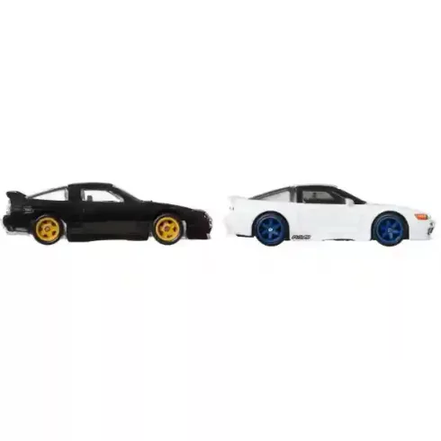  Mattel Hot Wheels Premium '96 Nissan 180SX Type X és Nissan SilEighty kisautók
