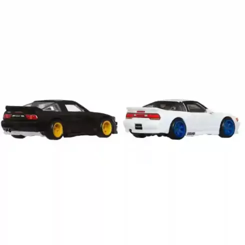  Mattel Hot Wheels Premium '96 Nissan 180SX Type X és Nissan SilEighty kisautók