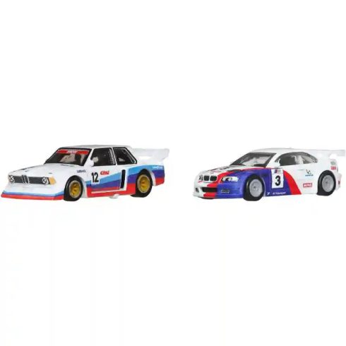  Mattel Hot Wheels Premium BMW 320 Group 5 és 2001 BMW M3 GTR kisautók