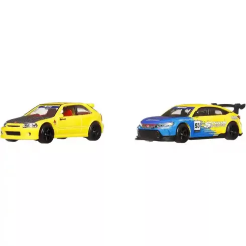  Mattel Hot Wheels Premium '99 Honda Civic Type R (EK9) és Honda Civic Type R kisautók