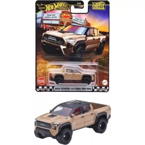  Mattel Hot Wheels Premium Boulevard 2024 Toyota Tacoma TRD Pro kisautó