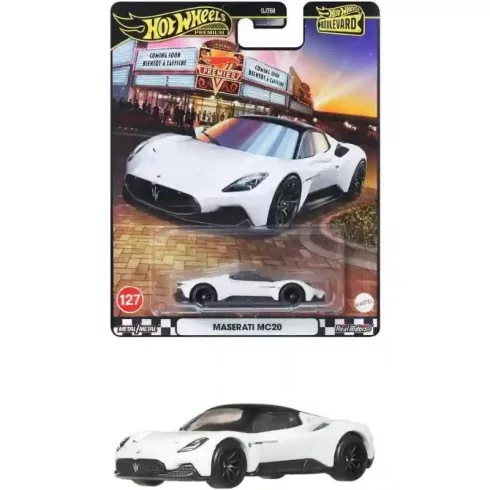  Mattel Hot Wheels Premium Boulevard Maserati MC20 kisautó
