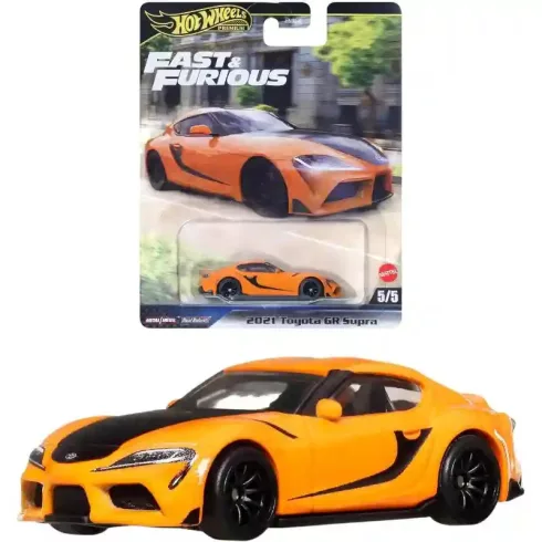  Mattel Hot Wheels Premium Fast & Furious 2021 Toyota GR Supra kisautó