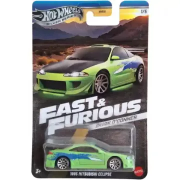   Mattel Hot Wheels Fast & Furious Brian O'Conner 1995 Mitsubishi Eclipse kisautó