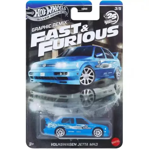 Mattel Hot Wheels Fast & Furious Graphic Remix Volkswagen Jetta MK3 kisautó