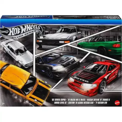 Mattel Hot Wheels kisautók 6 darabos szett - Streets of Japan