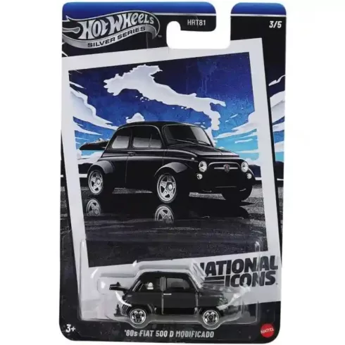 Mattel Hot Wheels National Icons '60s Fiat 500 D Modificado kisautó