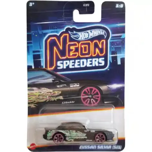 Mattel Hot Wheels Neon Speeders Nissan Silvia (S13) kisautó