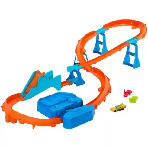 Mattel Hot Wheels 3 az 1-ben motorizált ugratós versenypálya