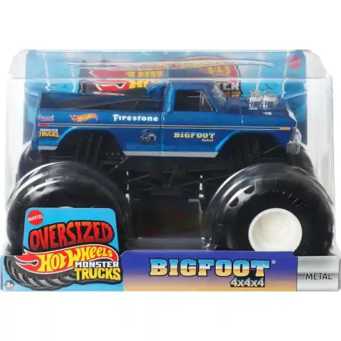 Mattel Hot Wheels Monster Trucks Oversized 1:24 Bigfoot 4x4x4 fém játékautó
