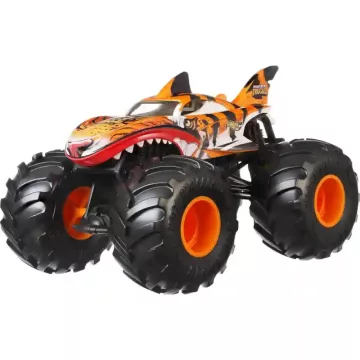   Mattel Hot Wheels Monster Trucks Oversized 1:24 Tiger Shark fém játékautó