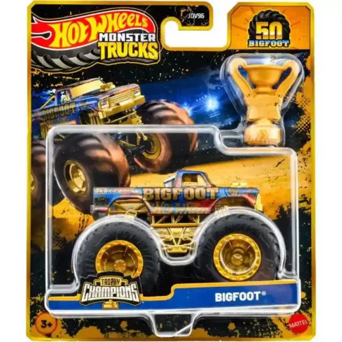 Mattel Hot Wheels Monster Trucks Trophy Champions Bigfoot kisautó