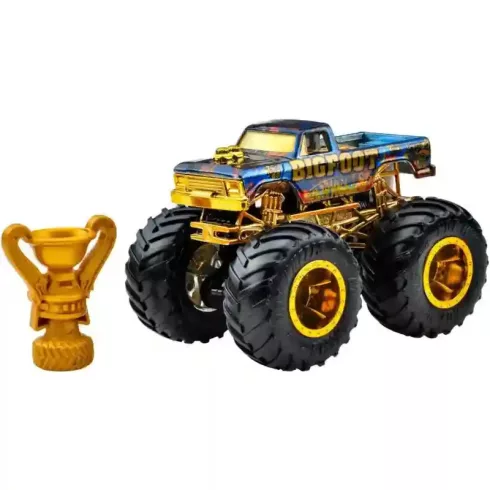 Mattel Hot Wheels Monster Trucks Trophy Champions Bigfoot kisautó
