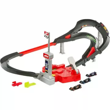   Mattel Hot Wheels Racing Formula 1 sprintfutam versenypálya 3 versenyautóval