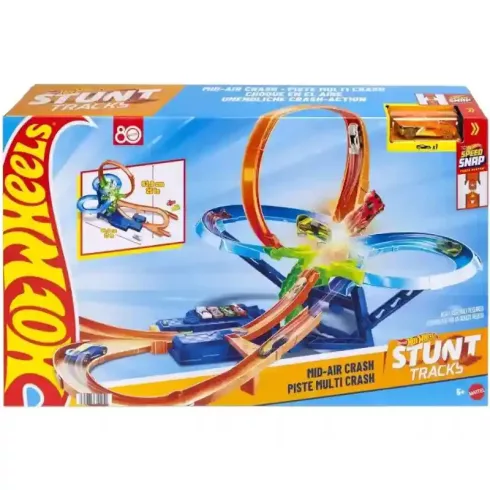 Mattel Hot Wheels ütközés a levegőben motorizált pályaszett