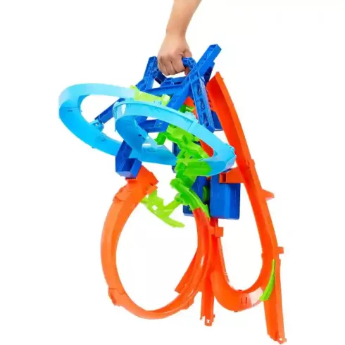 Mattel Hot Wheels ütközés a levegőben motorizált pályaszett